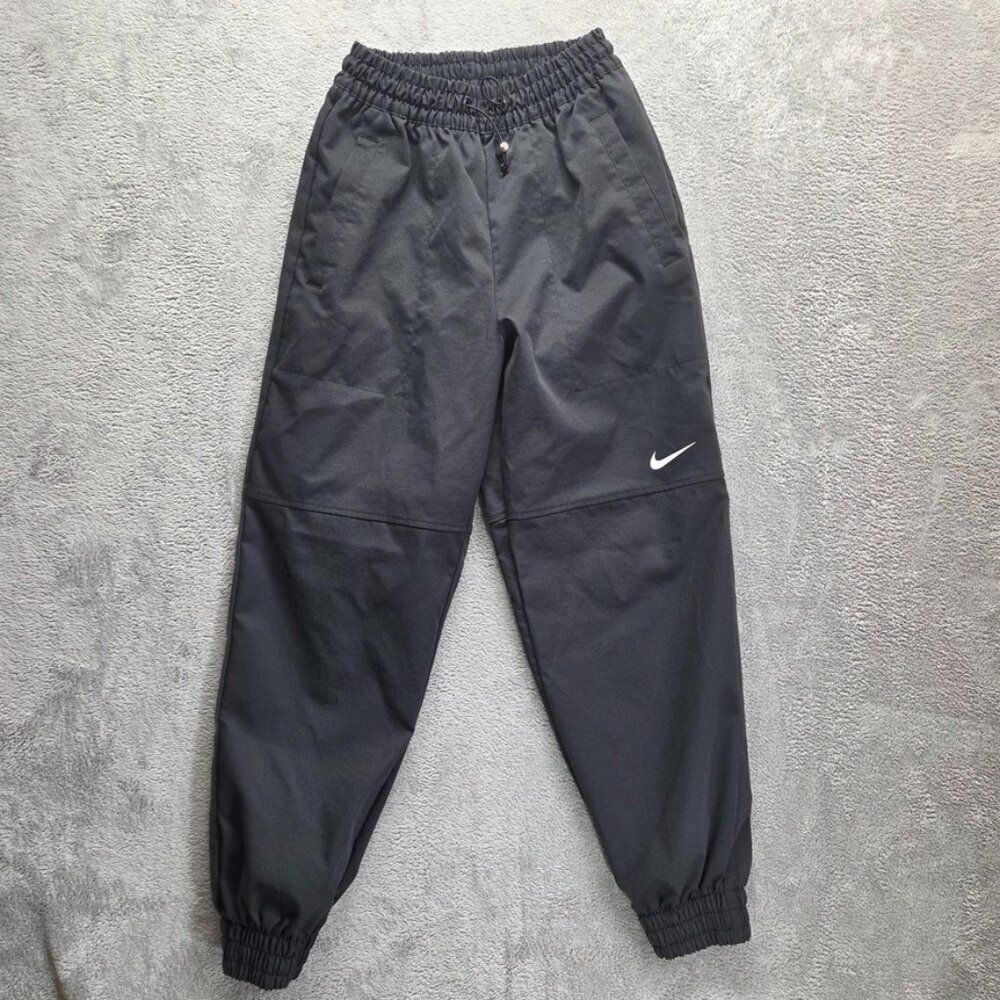 Nike Sportswear Pants Womens Small Black Woven Joggers Water Repellant